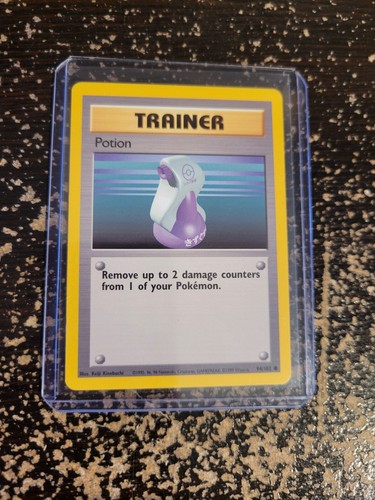 Potion - 94/102 - Base Set - Unlimited - Common Trainer Pokemon TCG - Picture 4 of 12