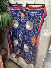 Xlarge 49x49 Satin Scarf Head Square Wrap Neck Neckerchief Shawl Hair, Table 464