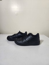 Nike Air Force 1 LE Triple Black Toddler Sneakers Size 10.5C Kids Shoes