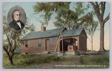 Birthplace of Daniel Webster in Franklin New Hampshire NH c1910s Postcard