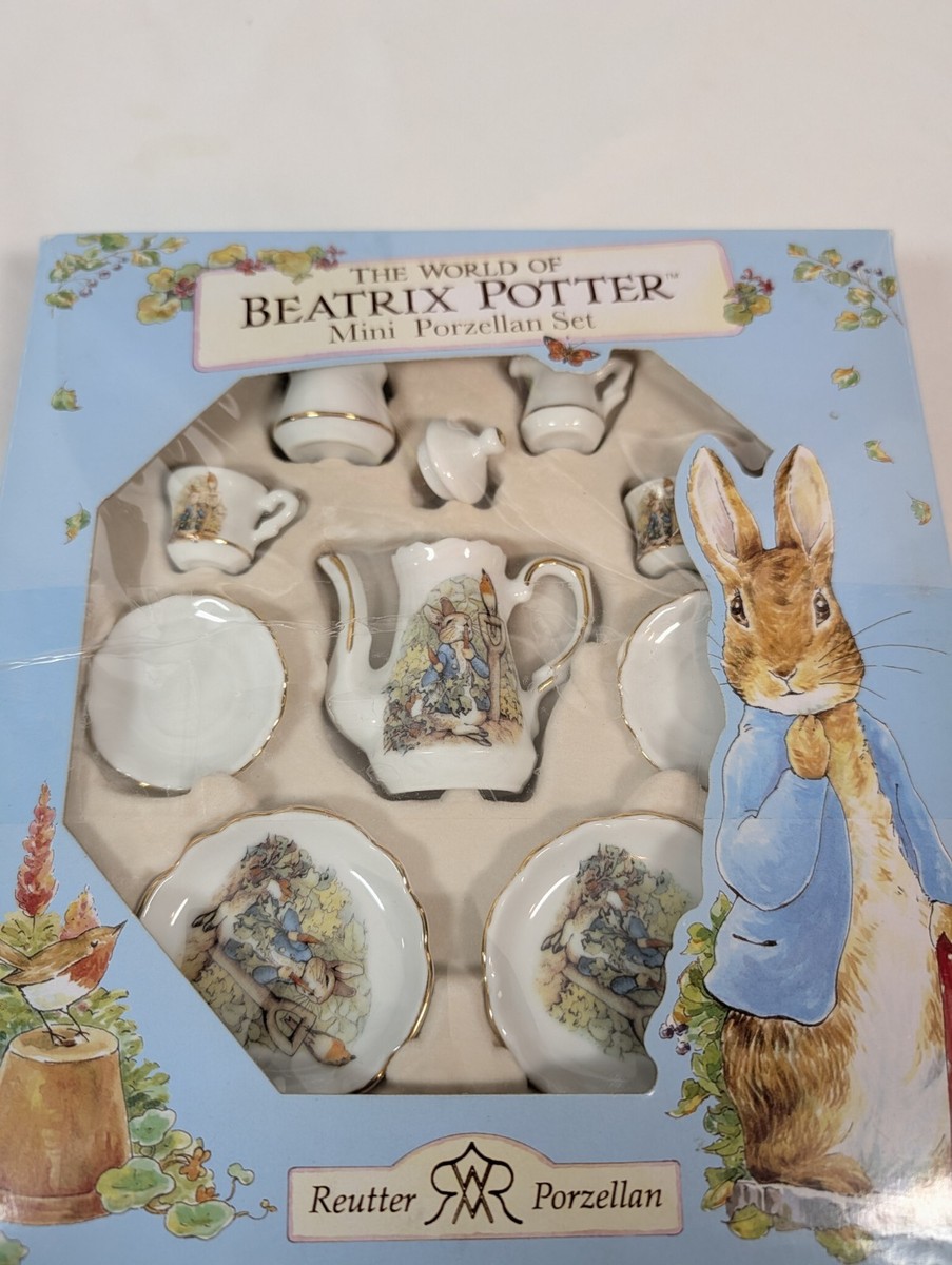 Beatrix Potter Mini Tea Set Peter Rabbit Made in Germany REUTTER