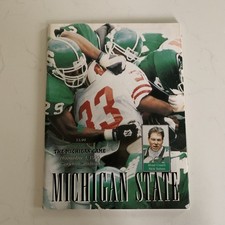 Nick Saban Michigan State Spartans Game Day Program “The Michigan Game” 11/04/95
