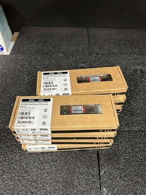Lot of 8 FS QSFP-SR4-40G 40G QSFP+ 850nm 150m Optical Transceiver Module