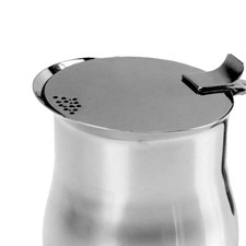 contenitore brocca in latta con manici h. 19 cm d. 14 cm