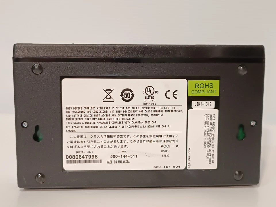 Avocent 500-144-511 Longview LV830 KVM Companion Transmitter, VCCI-A, 24 VDC - Image 3 of 4