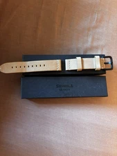 Shinola Detroit Leather Watch Band Strap 20mm Color~ Camel