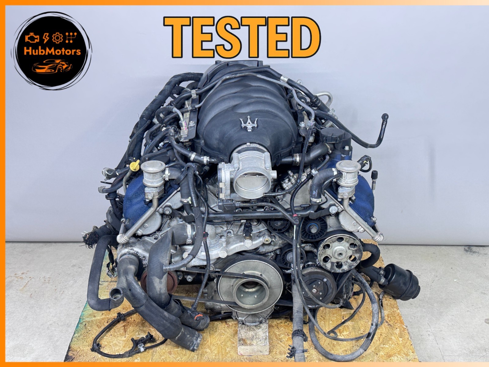 2003-2017 MASERATI QUATTROPORTE 4.2L V8 RWD COMPLETE ENGINE MOTOR 130k OEM