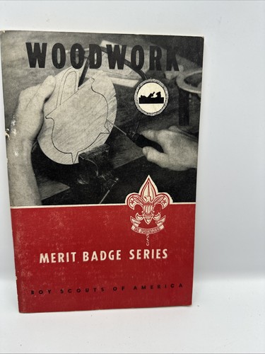 Boy Scouts Merit Badge Series Woodwork Booklet 1963 No. 3316A PB Ex Liberia