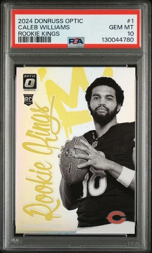 2024 PANINI DONRUSS OPTIC ROOKIE KINGS #1 CALEB WILLIAMS RC PSA 10