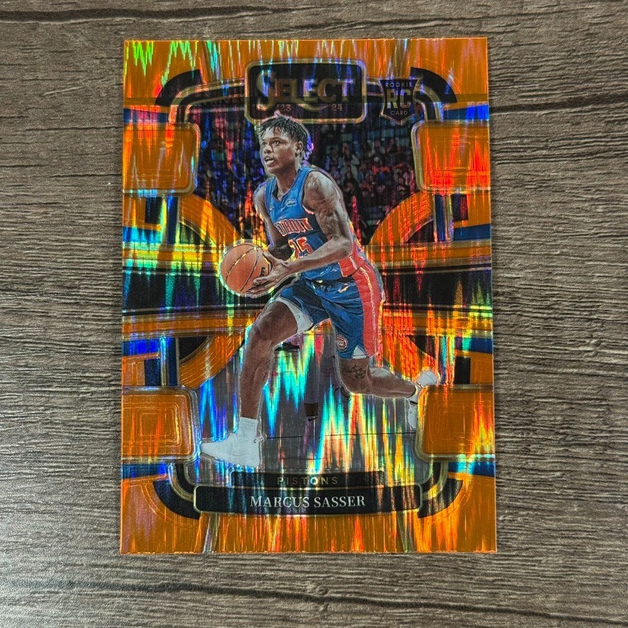 Marcus Sasser #70 Orange Flash Prizm Concourse RC 2023-24 Panini Select