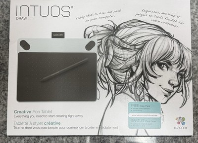 Wacom Intuos Draw CTL490 Digital Drawing and Graphics Tablet - White