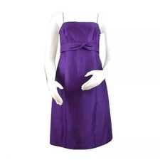 * Ann Taylor "Celebrations" Evening Dress Spaghetti Straps Purple NWT Sz 4 $198