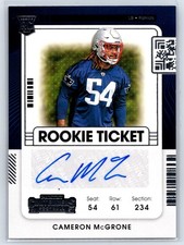 2021 Panini Contenders Cameron McGrone #224 10007321