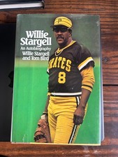 Willie Stargell Tom Bird Autographed Auto SIGNED HARD COVER BOOK Autobiography