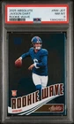 2025 PANINI ABSOLUTE ROOKIE WAVE #RW-JDT JAXSON DART ROOKIE RC PSA 8