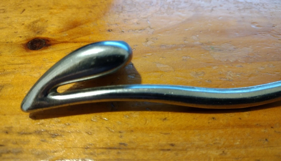 BS 9478 Mid Century Cromo Pulido Años 50 Tirador de Cajón 3-3/4" Centros De Colección Foto 2 de 4