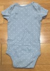 Carter's Gray Polka Dot One-Piece for Baby 9 Months Short Sleeve — photo 3