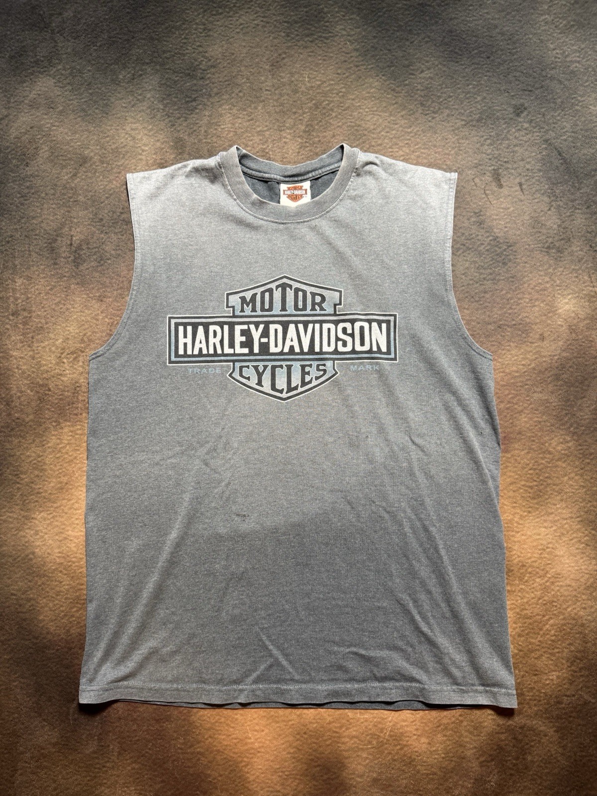 Vintage Harley Davidson cut off tee size Large
