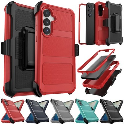 For Samsung Galaxy S25 5G Series Case Shockproof Cover with Belt Clip Holster
