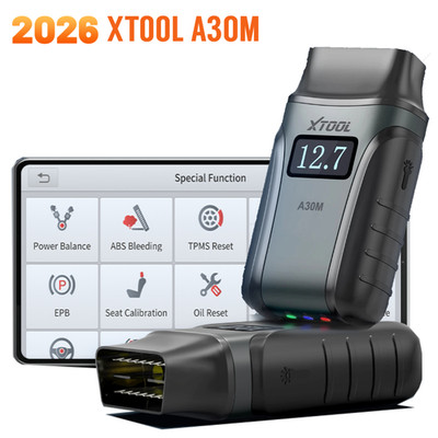 2026 XTOOL A30M V2.0 Wireless ALLE SYSTEM Diagnosetool Bidirektional 26 ResetBT