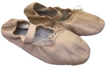 Bloch "Dansoft" Leather Full Sole Ballet Shoes Girls size 4C Pink S0205L W/BOX