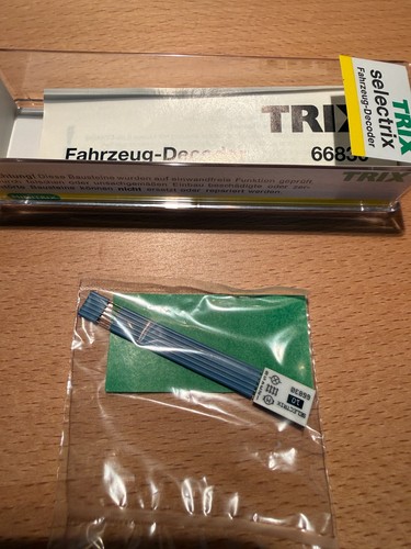 Trix Minitrix Selectrix 66830 decodificador de vehículo escala N embalaje original sin usar stock antiguo | Condition: Neu