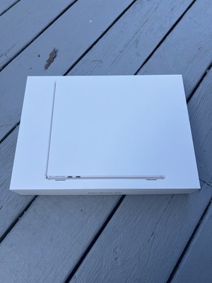 ****BOX ONLY**** Apple MacBook Air 13-inch M3 Chip Starlight 16GB unified memory