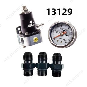 Aeromotive 13129 Compact EFI Bypass Fuel Pressure Regulator Combo Kit
