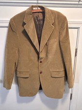 Chaps Ralph Lauren Tan Corduroy Sport Coat Blazer Jacket 42