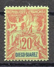 15990 France Colonies Diégo Suarez n° 44 YT Neuf ** LUXE Cote 60 €