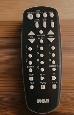 RCA Universal Remote Control RCU403A r55na 1919p TV Sat Cable DVD VCR