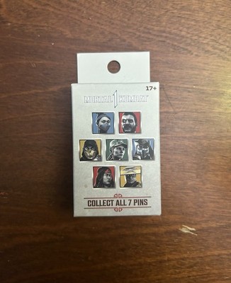 Mortal Kombat 1 Character Portrait Blind Box Enamel Pin Sealed Pack