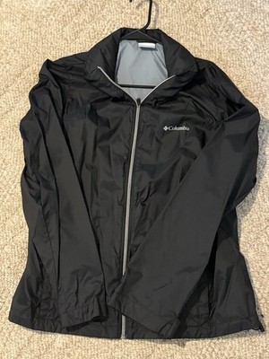 Gently Used Women s Black Columbia Wind Rain Jacket Size XL