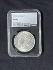 1921 Morgan Dollar $1 Silver NGC MS 62 Uncirculated Business Strike