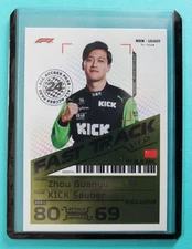 2024 TOPPS Turbo Attax F1 Card ZHOU GUANYU FAST TRACK V.I.P. MGA 8 Kick Sauber