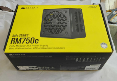 Corsair RM750e ATX Power Supply (Fully Modular) + cables and original packaging