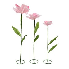 3pcs Artificial Flowers Giant Artificial Flower Decor for Wedding Background