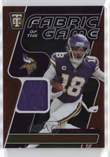2024 Totally Certified Fabric of the Game Mirror Red 17/99 Justin Jefferson ms9