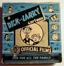 Vintage 16mm Short Film - DICK and LARRY Cartoon - Puzzled Pals