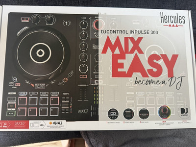 Hercules DJControl Inpulse 300 2-Deck-Controller 16 Pads Beatmatch Guide USB