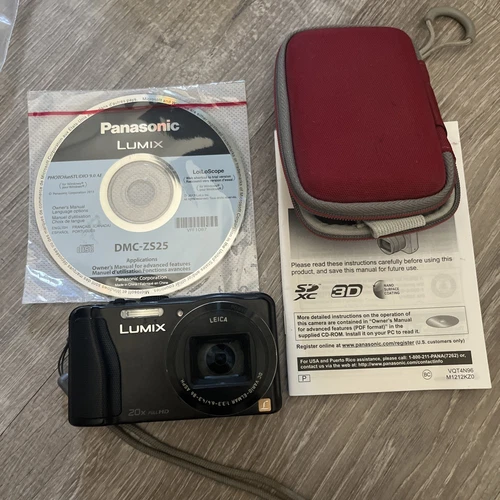 Panasonic LUMIX DMC-ZS25  HDMI Digital Camera (TESTED WORKING)