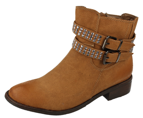 Bottes Cheville Giani Bernini - Taille 6.5 - Cuir Suédé Imitation Marron