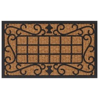 FußMatte Rechteckig 45X75 Cm Gummi Und Kokosfaser