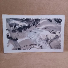 Gene Klebe Mongoose Rabbit Chase Mens Magazine Pulp Illustration Comic Art