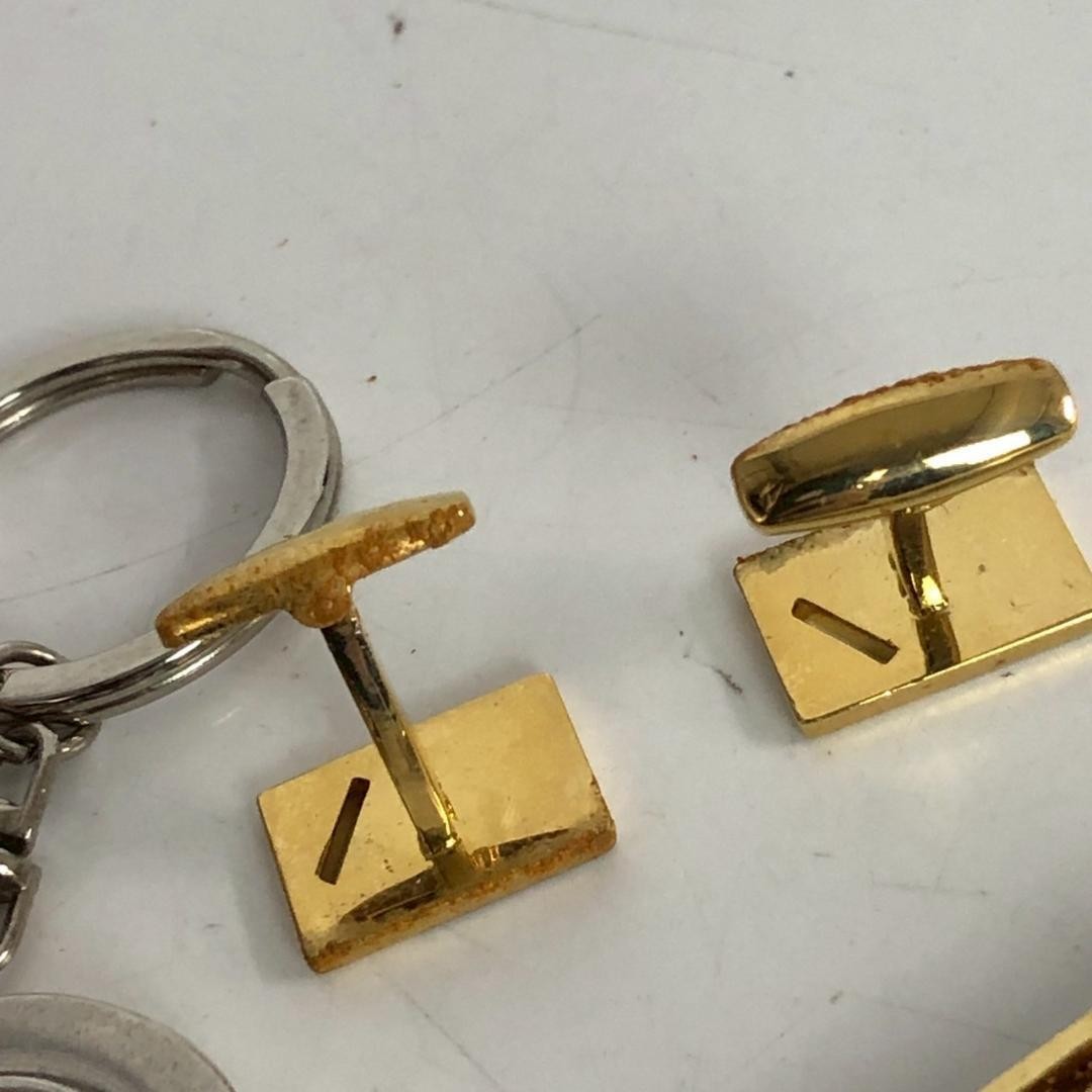 YSL Yves Saint Laurent tie pin cufflinks keychain bulk  set large quantity g thumbnail 3