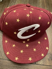 Cleveland Cavaliers Hat Cap Snapback Mitchell & Ness Stars NBA!! Collector Item!