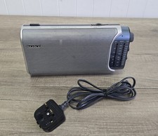 Sony ICF-704L Portable AM FM Radio Mains or Battery Powered 3 Band Working