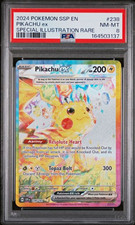 2024 Pikachu ex 238/191 Surging Sparks SIR Full Art Holo PSA 8