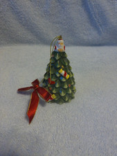 Spode Christmas Tree Bell Ornament New In Box SEE ALL PHOTOS