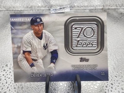 2021 Topps - Topps 70th Anniversary Manufactured Logo Patches Derek Jeter...